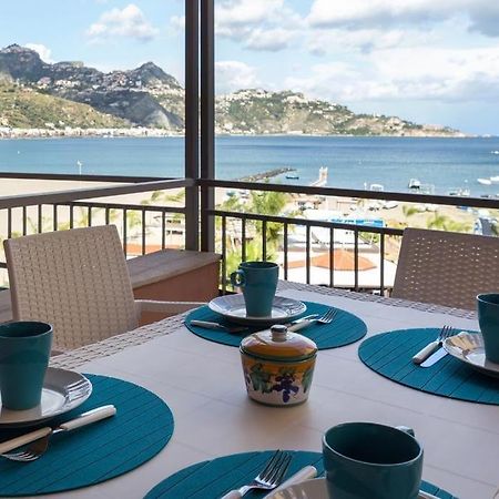 Casablu, Un Delizioso Bilocale Sulla Baia Di Naxos Daire Giardini Naxos Dış mekan fotoğraf